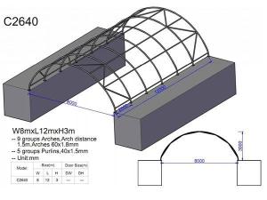 Carpas para contenedores C2640