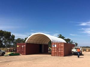 Carpas para contenedores C2040