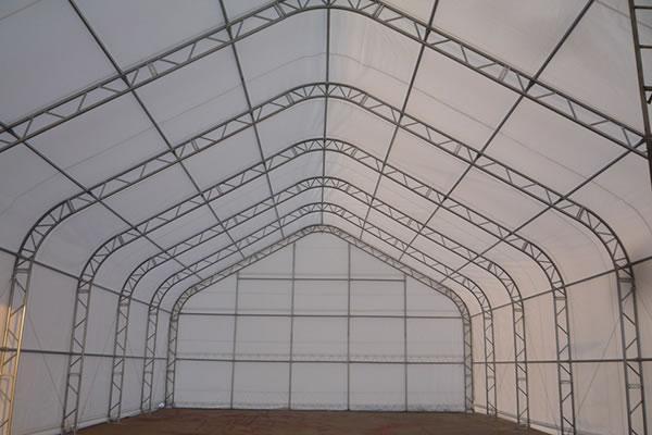 Carpa para taller resistente al fuego