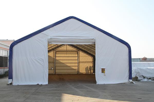 Carpa industrial grande para uso en el exterior