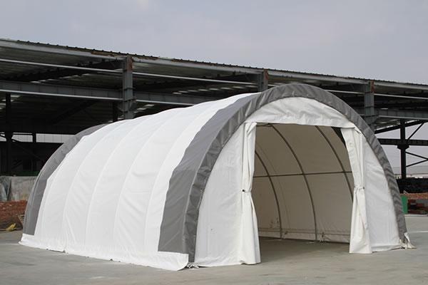 Carpa para almacenamiento de carbón