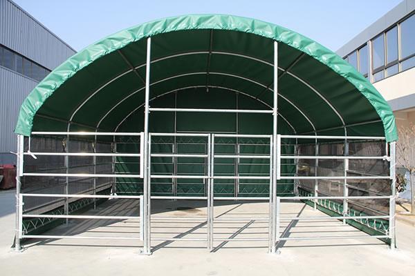 Carpa de almacenamiento de paja para ganado
