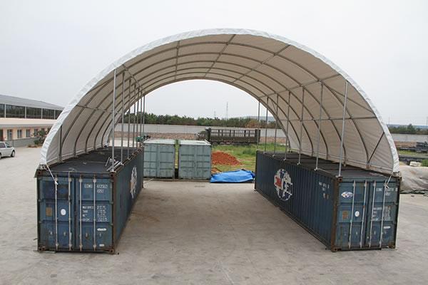 Carpa para contenedores de 40 pies