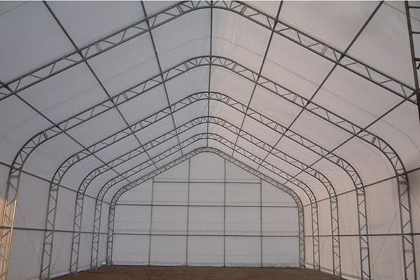 Carpa para taller resistente al fuego