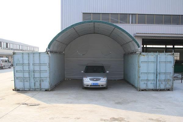 Carpa para contenedores de 20 pies
