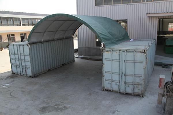 Carpa para contenedores resistente al agua