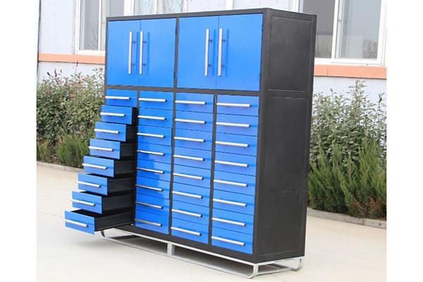 Gabinete de herramientas de acero inoxidable con cajones